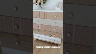 Beautiful DRESSER GLOW UP Design #furnituredesign #furnituretransformation #dressermakeover