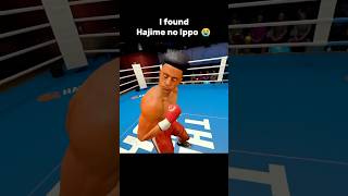 he almost beat me too 😭 #vr #boxing #hajimenoippo