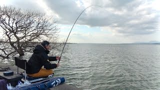霞ヶ浦本湖で長尺ドボン釣り！何度挑戦してもヘラブナが釣れない男の末路！