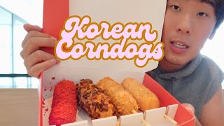 The Best Korean Corndogs (Mukbang)