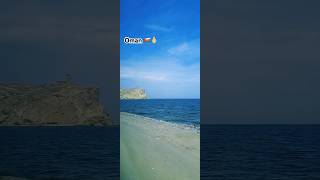 #beachride #oman #seashore #bluewater #wavesounds #tranquility #travel #explore #famtime #nature