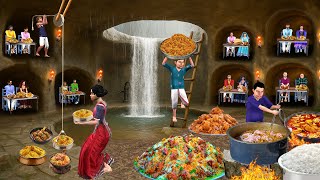 Biryani Lover और Confused Waiter Cave Restaurant गुफा की मजेदार कहानी Hindi Kahaniya Moral Stories