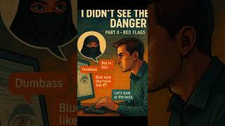 I Didn’t See the Danger. A true story. Part 4: Red Flags and things I should have seen. But I didn’t