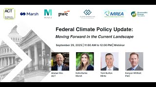 Federal Policy Update Webinar
