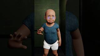 Baby Jim Vs. Monster 2.0 #shorts #funny #animation