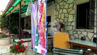 Beach Towel Hanging On A Clothes Line Rope [1080p]