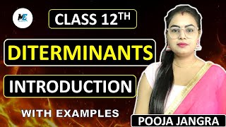 Class 12 Chapter 4 Introduction | Determinants | Class 12 Math CBSE NCERT | Ch-4  | BY Pooja Jangra
