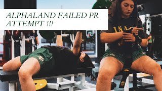 PR FAIL AT ALPHALAND!! | Bench Day