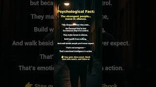Psychological Fact 💡 – The Strongest People Move in Silence