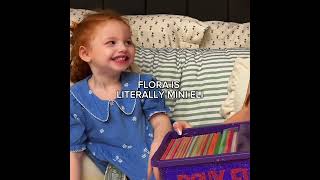 Flora is literally Eli and Noah’s child #flora #eliana #elianakalogeras #mini #shortsfeed