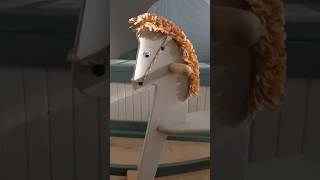 Rocking Horse Makeover Before & After #rockinghorse  #revampingrockinghorse  #childrensrockinghorse