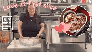 Love at First Slice 😍🍕 Heart-Shaped Pizza Recipe