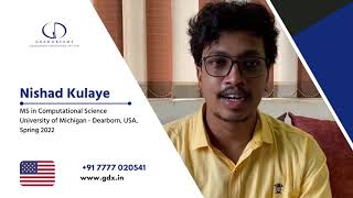 Nishad Kulaye - Grad-Dreams Review -  Best consultants for USA studies