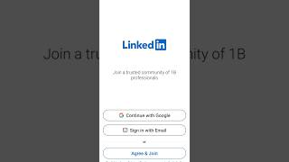 how to create a LinkedIn account.  #linkedin #newaccount #accountcreation #tutorials #playstore