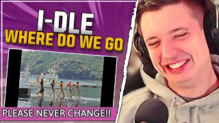 WHOLESOME CUTIES (i-dle 'どうしよっかな (Where Do We Go)' M/V | REACTION)