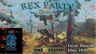 Rex Party- .-I- Black -I-. Dino Storm