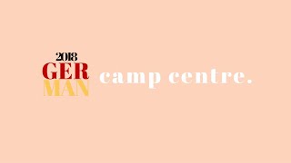 GERMAN CAMP CENTRE 2018 ⎟#MyStudyJourney