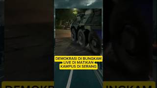 "Demokrasi Dibungkam: Live Dimatikan, Kampus Diserang!"#shorts #beritahariini  #IndonesiaDarurat