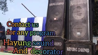 Hayung Sounds & Decorator // 2022.