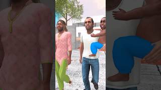 🤣Funny franklin trevor " DHOKA" in indian bike driving 3d  #indianbikesdriving3dnewtodayupdate #gta
