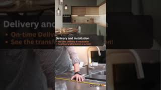 Transform Your Kitchen with us: Step-by-Step Guide! #InteriorDesign #DreamKitchen #design9spaceworld