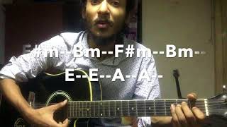 Tumi Ashbe Bole Tai full guitar tutorial