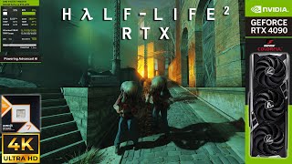 Half-Life 2 RTX Demo – 4K Max Settings + Path Tracing with DLSS 4 Performance [RTX 4090]