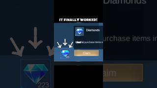 How to Get FREE Diamonds in Mobile Legends 2025 #mobilelegends #mlbb #ml #shorts