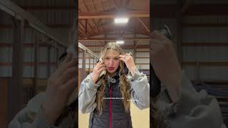 Non Pro calls their trainer, part 4! #horseriding #horseshow #horses #horsefarm