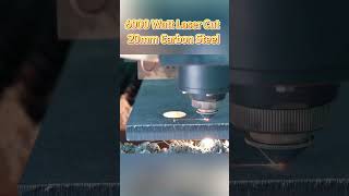 6000 Watt Laser Cut 20mm Carbon Steel，laser cutting, flame cutting, plasma cutting
