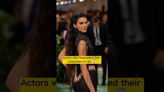 Celeb who requested their characters to die #celebritybuzz #celebritylife #hollywood #trendingshorts