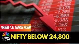 Market Trades Lower Ahead of Trump's Tariff Deadline | Nifty | Sensex