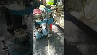 HOW TO CORE DRILL HOT MIX ASPHALT ROAD #viral #road #shorts