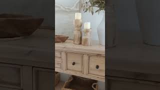 "Natural LOOK" - Washed Timber finish #beforeandafterfurniture  #coastalfurniture #consoletable