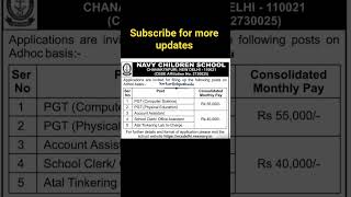|Navy Children school vacancy| #navy #navyjobs #teachingjobs #teachingopportunities #teachingvacancy