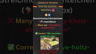 🎬 4 German Words You're Saying Wrong 🎯🇩🇪 #germanpronunciation #deutschkurs #germanelections2025