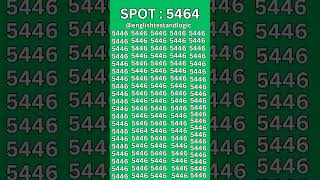 Visual skill test: Find 5464 in 4 seconds #MathMastery #MathTricks #LearnMath #QuickMath #EasyMath