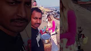 #streetfood #vlog #food #foodie #funny #foodvlog #varanasi #comedy #chai #videshiindian
