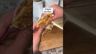 5 layer burrito #tb #groundbeef #easydinner #tacobell