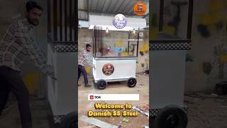 Danish s.s steels # movablecart #fastfoodcart #momoscart #Chinesecart #tabletop #catering counter