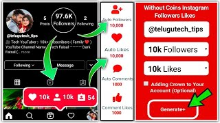 10k Free followers 🎊 How to increase followers on Instagram 🌟 Free 1000 Followers on instagram