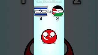 Israel Or Palestine? || [ CountryBalls ] || #countryballs #shorts