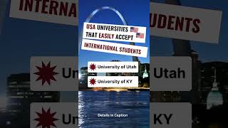 Study in USA easy for international students  #studyinusa
