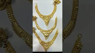 Stylish Gold Necklace Set - Desi Swag ke Saath Shine Karo! #GoldNecklace #TraditionalJewelry #Desi