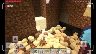【マインクラフトPE】Part03  地下を掘ってみた