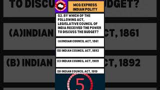 Indian Polity Q2 MCQ Express For All competitive examination  GK General study#StatePSCExam #tgtpgt