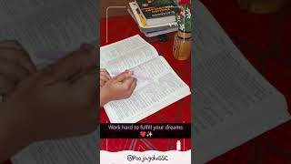 Work hard to fulfill your dreams ❤️✨ #motivation #study #ssc #vlog #shortvideo