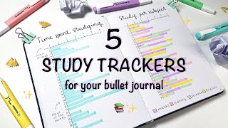 5 bullet journal study tracker ideas and how to use them📖✨