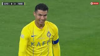 Ronaldo Crazy Hat-Trick 💥 Al-Nassr vs Lyon 4-2 - All Goals & Highlights - 2025