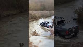 Toyota Hilux Revo 2.8 Offroad River Crossing  #automobile #epicmachines #crashtest